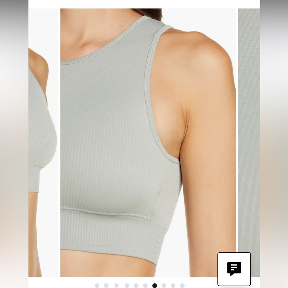 Skims Rib High Neck Bralette - Picture 3 of 7